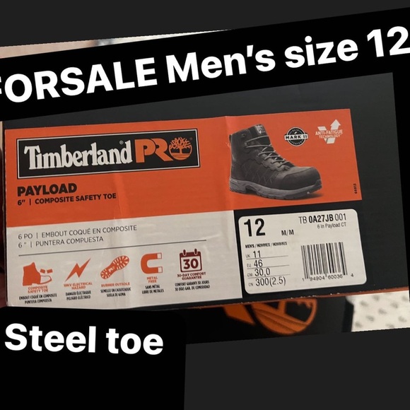 Timberland Other - New men’s Timberland steel toe size 12